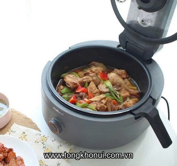 Chảo điện (Nồi điện xào) hiệu OHELLA model: MC01 dung tích 3,5L KT:470x450x385mm ảnh 5