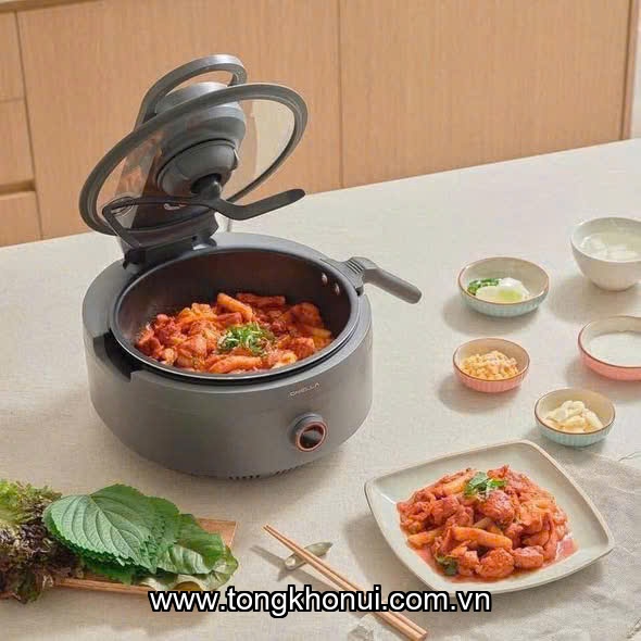 Chảo điện (Nồi điện xào) hiệu OHELLA model: MC01 dung tích 3,5L KT:470x450x385mm ảnh 6