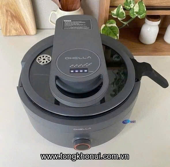 Chảo điện (Nồi điện xào) hiệu OHELLA model: MC01 dung tích 3,5L KT:470x450x385mm ảnh 7