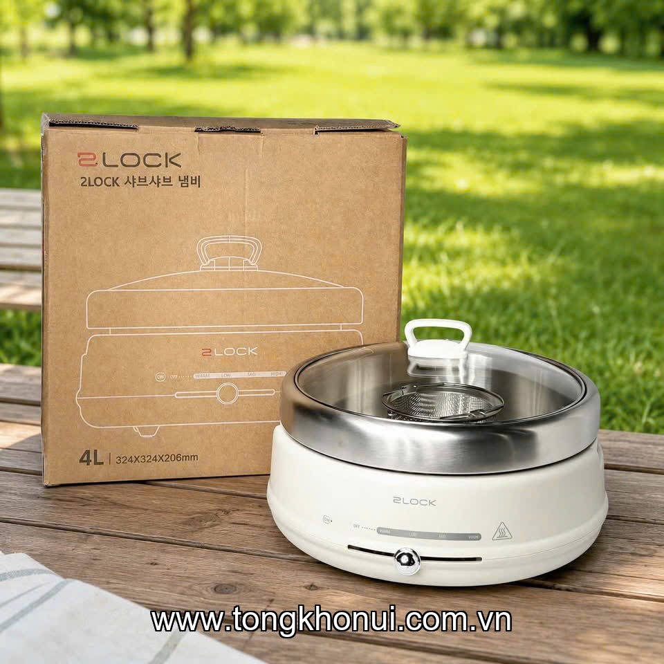 Bếp nấu lẩu 2LOCK, Model: HP25-3008, công suất: 1500W, Điện áp: 220V/60H ảnh 9