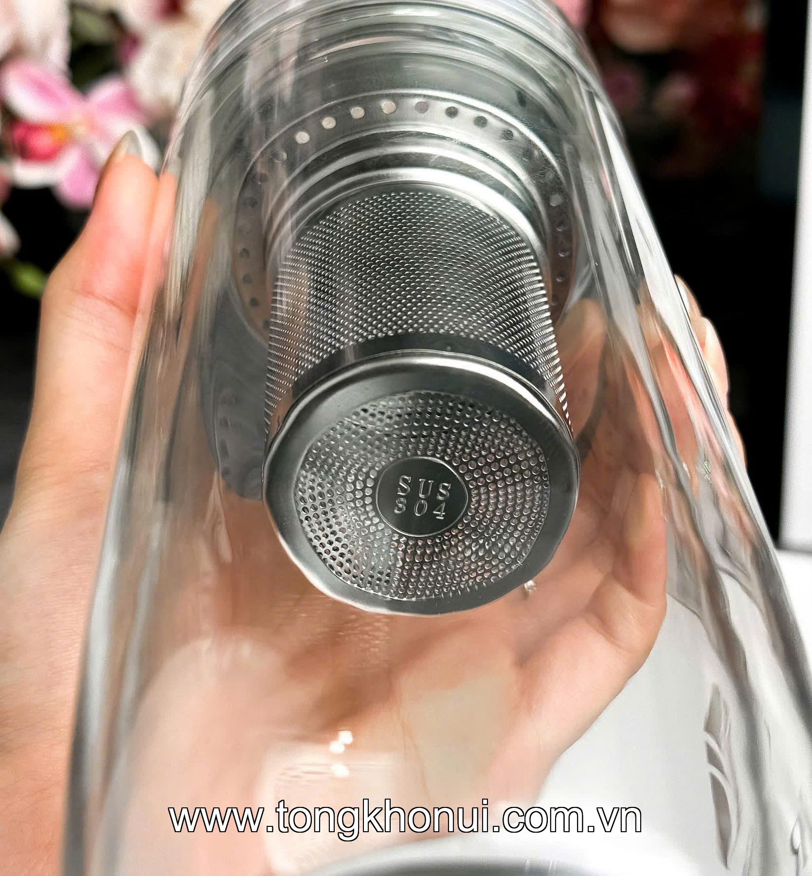 Bình thuỷ 2 lớp kèm lõi lọc IRRIS 750ml ảnh 2