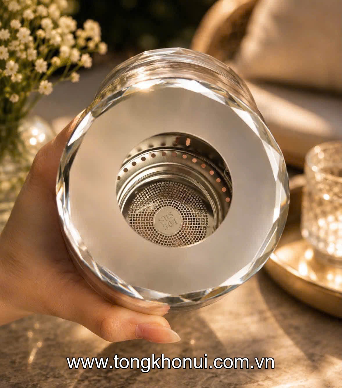 Bình thuỷ 2 lớp kèm lõi lọc IRRIS 750ml ảnh 6