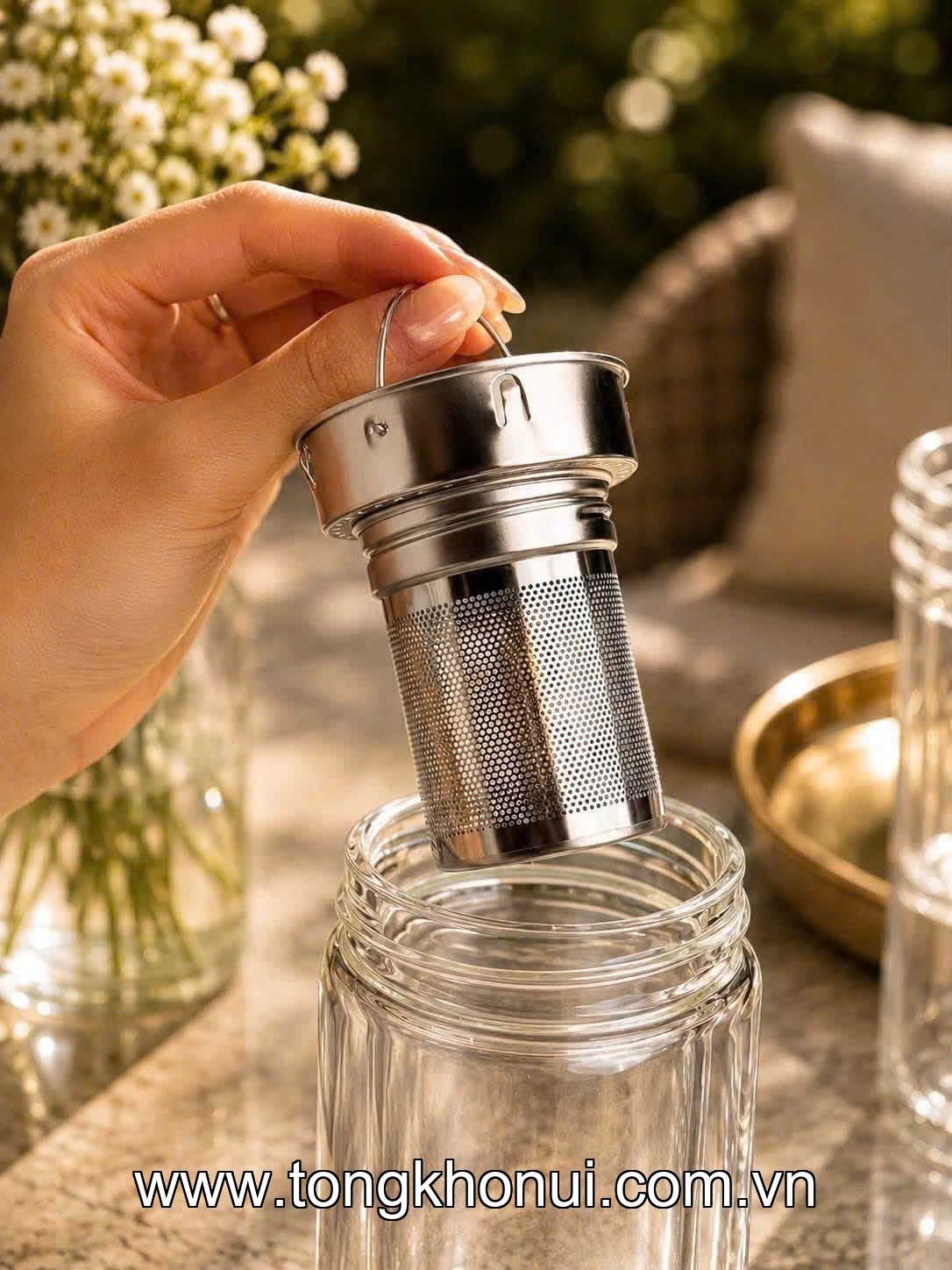 Bình thuỷ 2 lớp kèm lõi lọc IRRIS 750ml ảnh 8