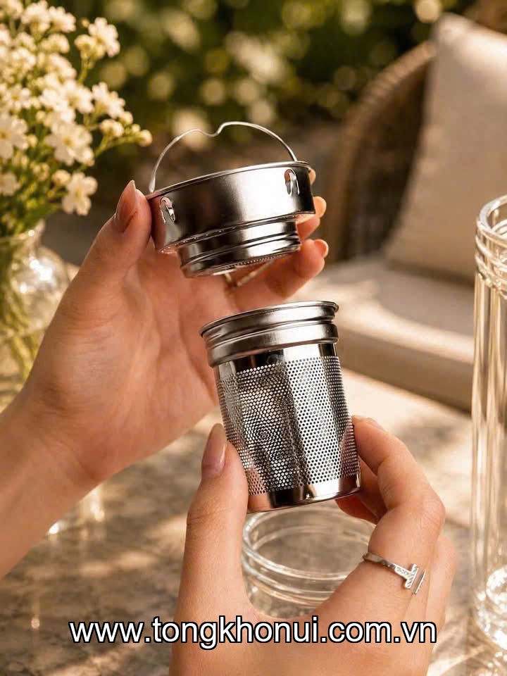 Bình thuỷ 2 lớp kèm lõi lọc IRRIS 750ml ảnh 10