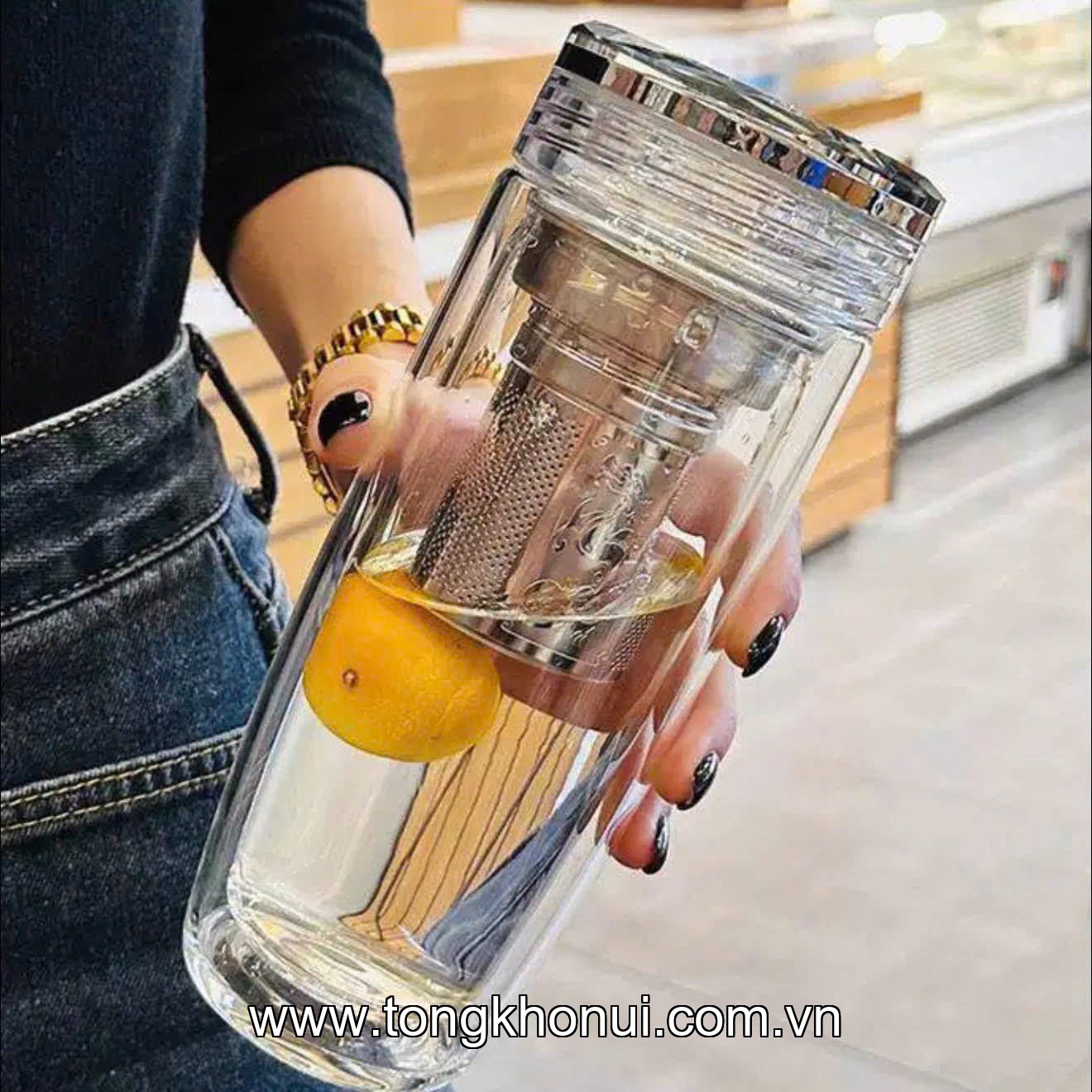 Bình thuỷ 2 lớp kèm lõi lọc IRRIS 750ml ảnh 12