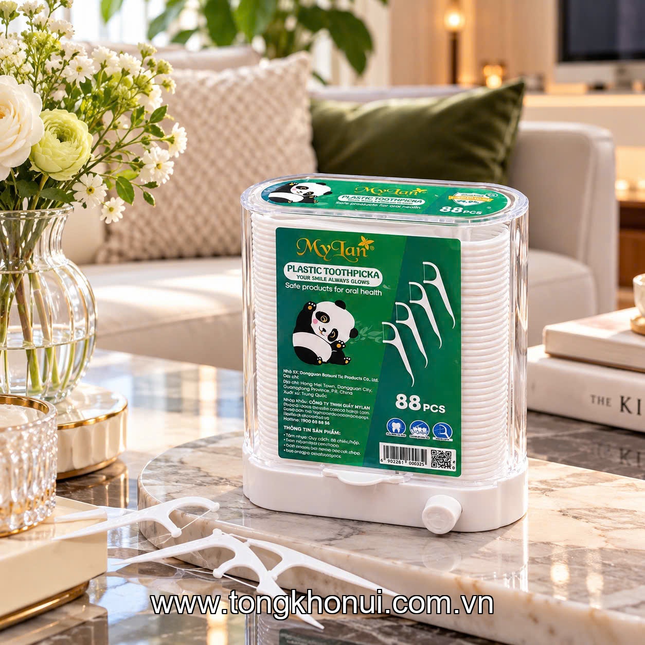 Tăm xỉa răng Mylan 88 cái/hộp ảnh 4