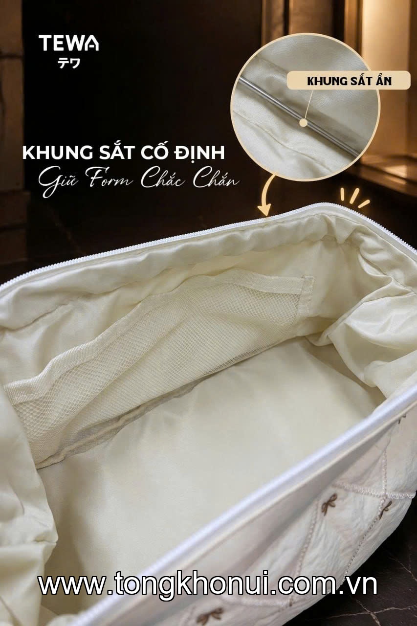 TÚI ĐỰNG MÁY SẤY TÓC & MỸ PHẨM ĐA NĂNG TEWA 80094 – GỌN GÀNG, XINH XẮN ảnh 1