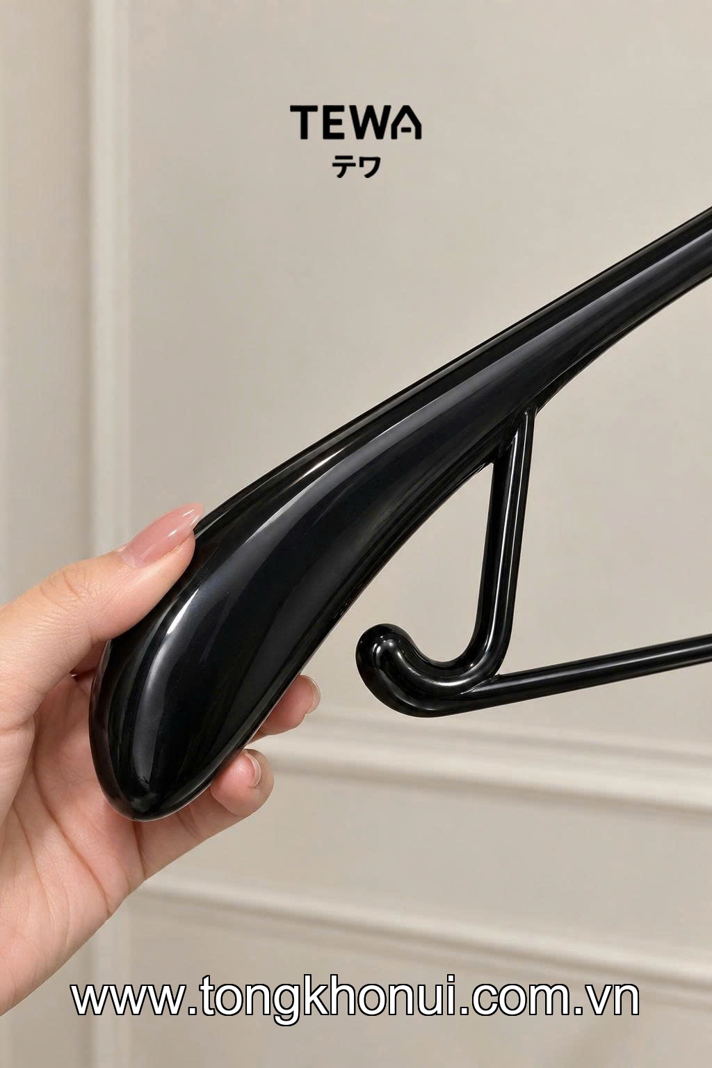 BỘ 10 MẮC TREO QUẦN ÁO BẢN RỘNG 45×21CM TEWA 80104 ảnh 9