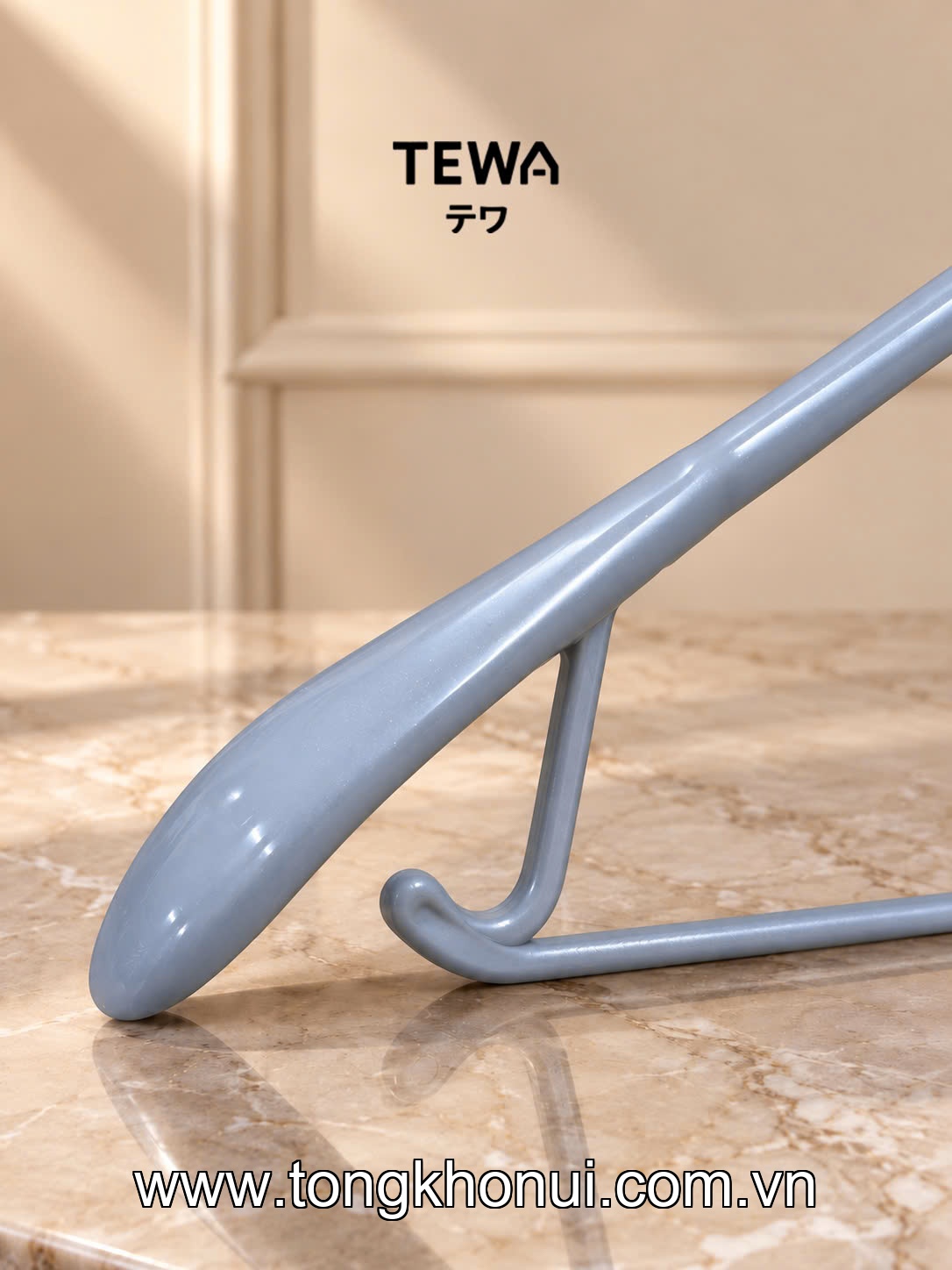 BỘ 10 MẮC TREO QUẦN ÁO BẢN RỘNG 45×21CM TEWA 80104 ảnh 15