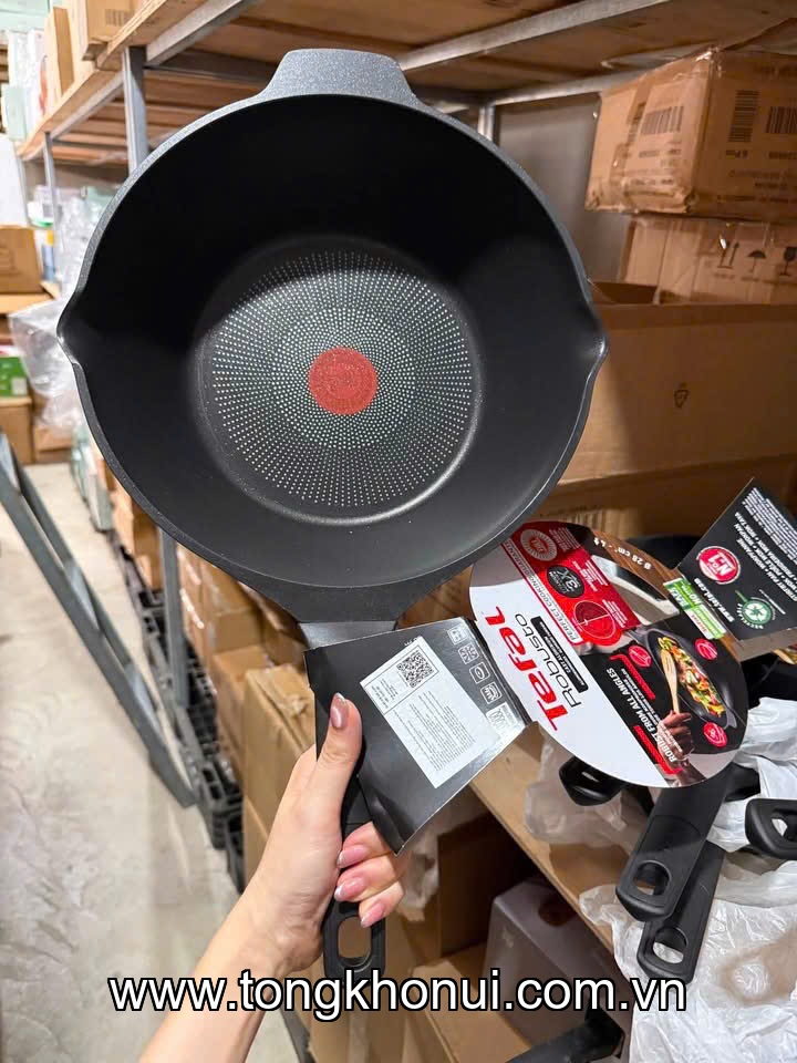 Chảo đúc cao cấp Tefal Robusto có miệng rót  24cm ảnh 2