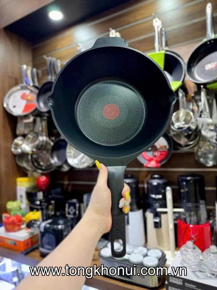 Chảo đúc cao cấp Tefal Robusto có miệng rót  24cm ảnh 4