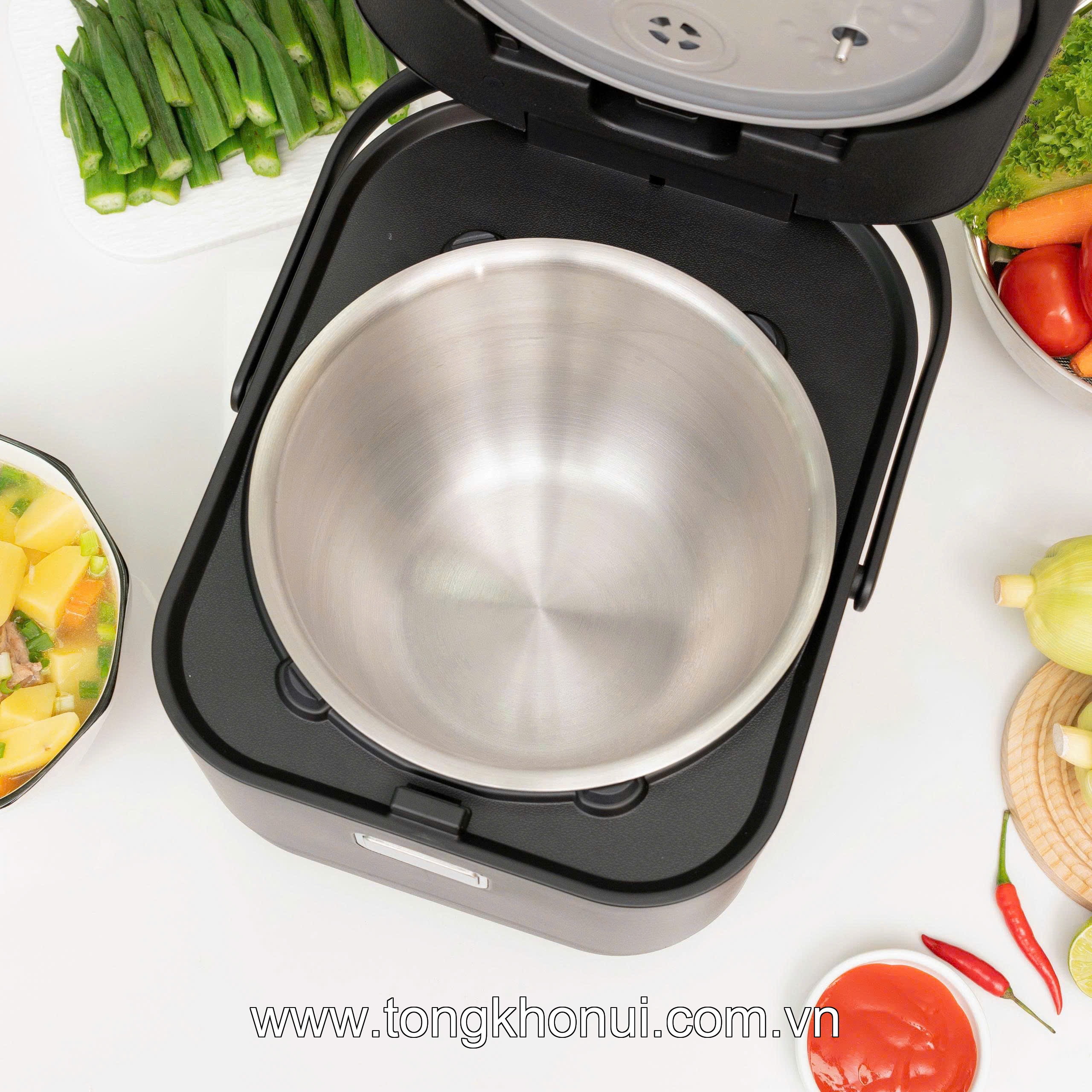 Nồi cơm điện cao tần lòng Inox 304 Kalpen R14 1.8L ảnh 7