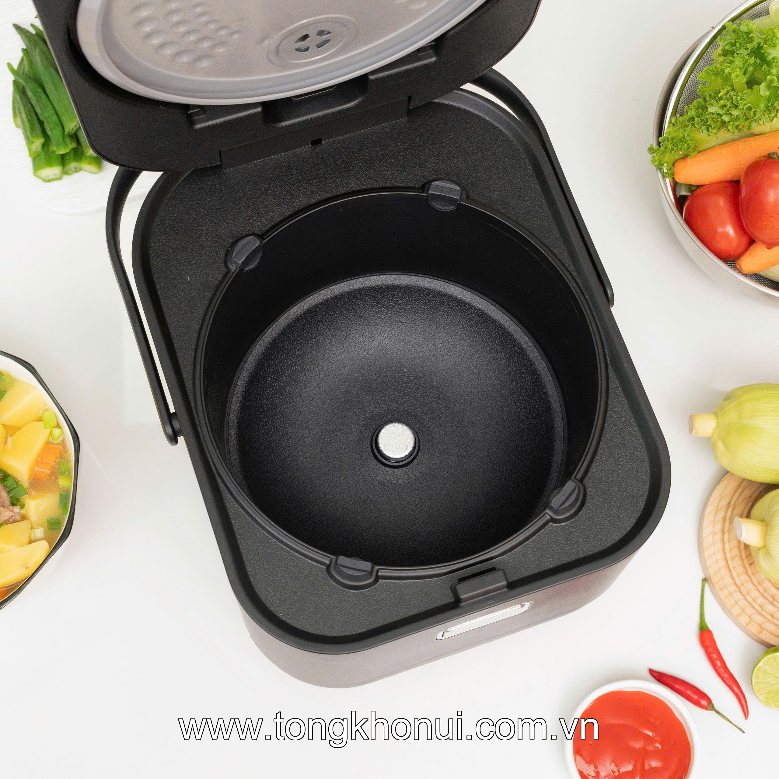 Nồi cơm điện cao tần lòng Inox 304 Kalpen R14 1.8L ảnh 10