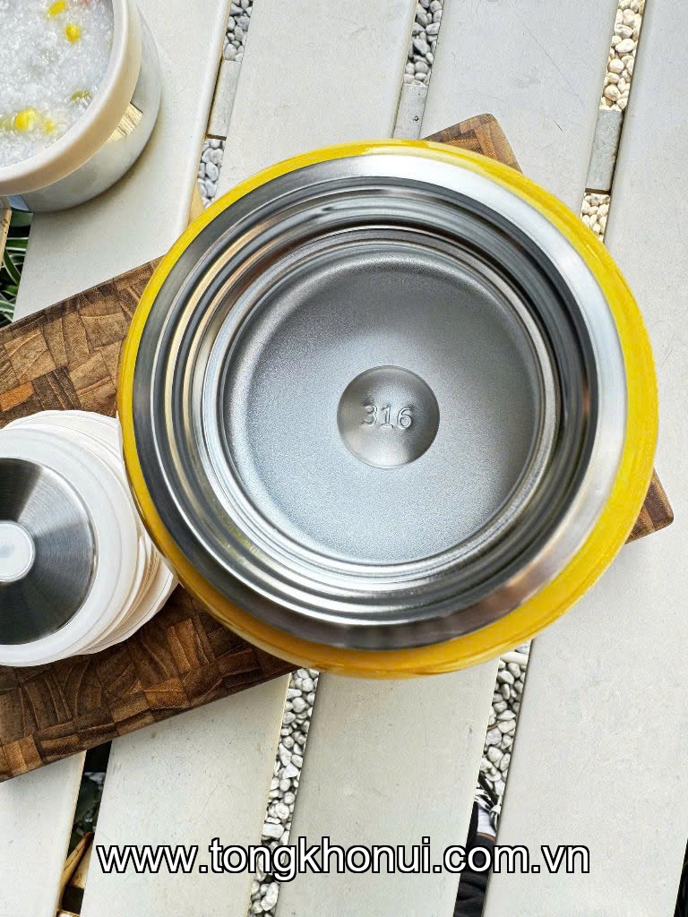 Bình ủ cháo Kaiyo dung tích 500ml, màu vàng KTJ-3970, màu xanh mint KTJ-3987 ảnh 14