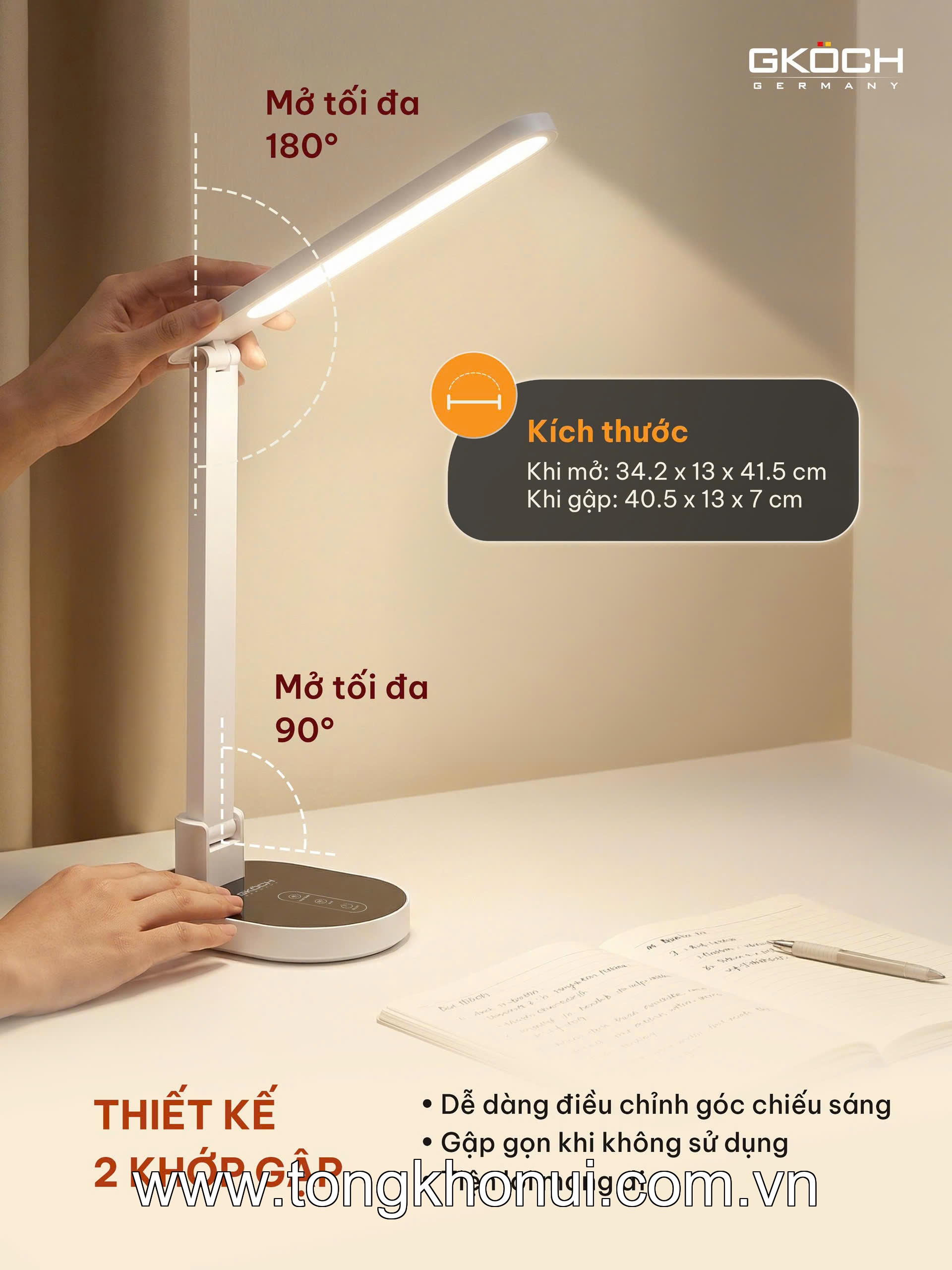 Đèn chống cận GKOCH model: YG-8611L ảnh 3