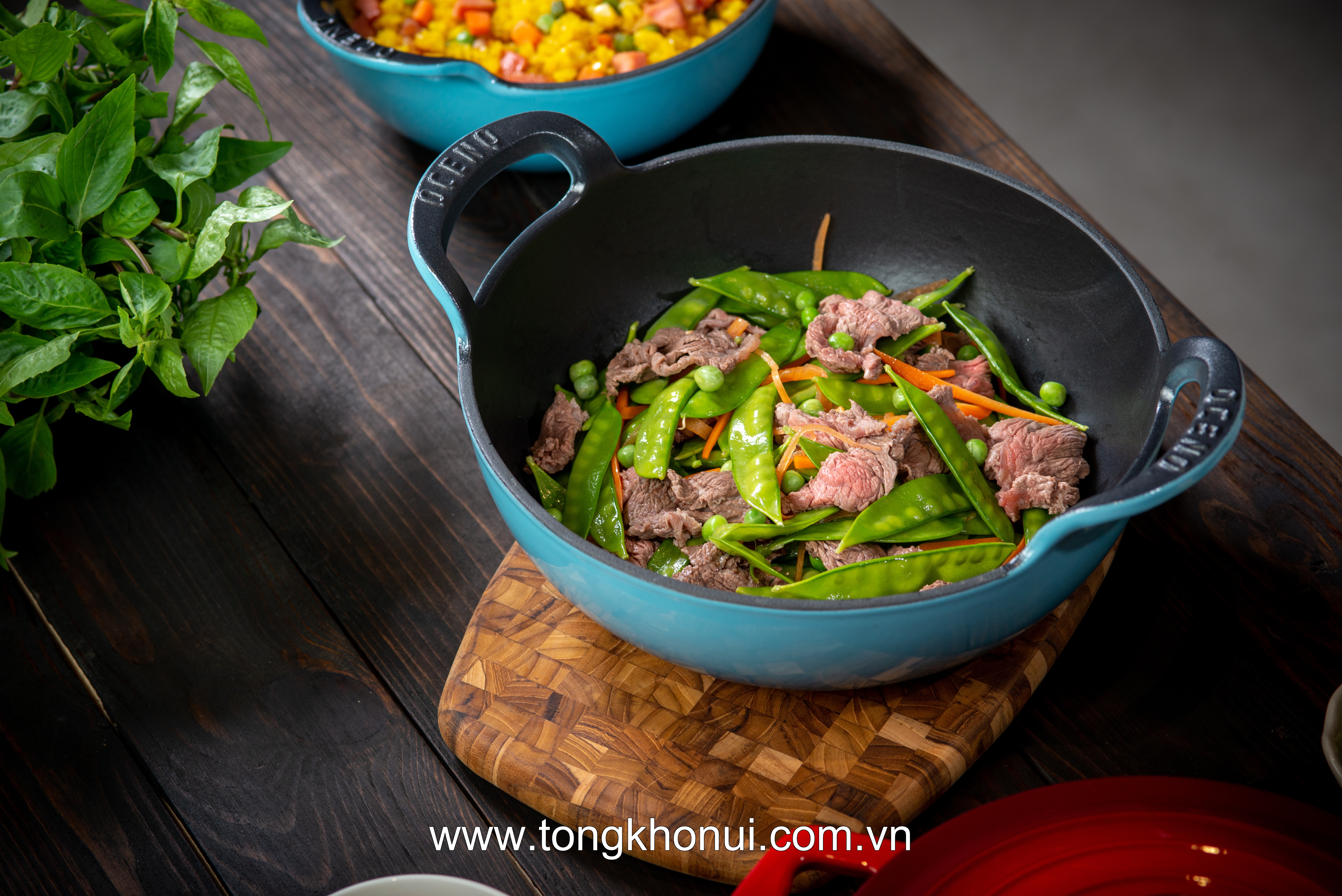 CHẢO GANG SÂU LÒNG OCENO VUNG KÍNH – 3 MÃU 2 SIZE | CHIÊN KHO OM GIỮ NHIỆT ĐỈNH, BÊ THẲNG LÊN BÀN TIỆC! ảnh 8