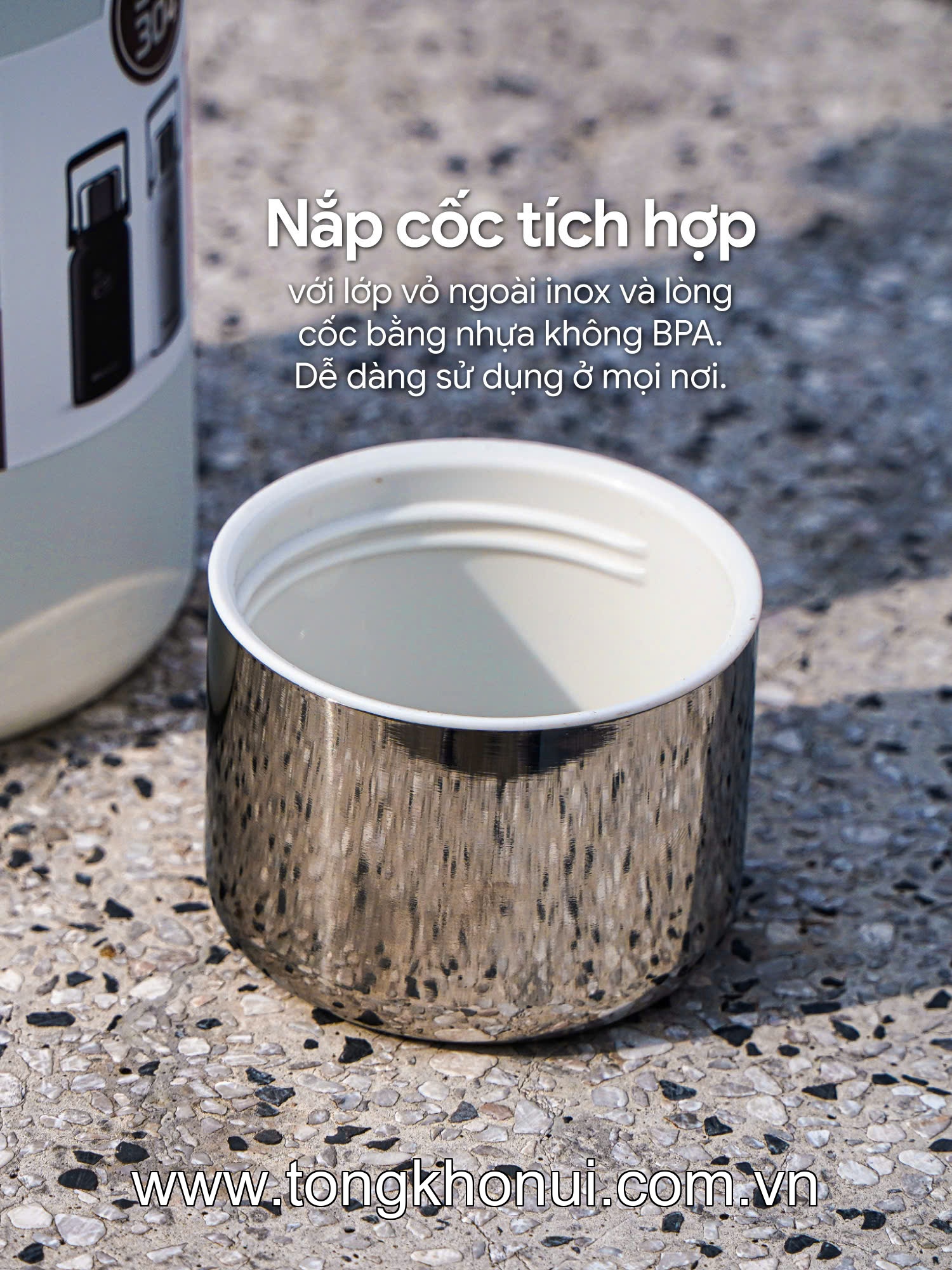 BÌNH GIỮ NHIỆT 2GOOD SPORT S10 1100ML – INOX 304, NẮP KIÊM CỐC, LỌC TRÀ, NÚT BẤM RÓT TIỆN LỢI, BẢO HÀNH 1 NĂM ảnh 13