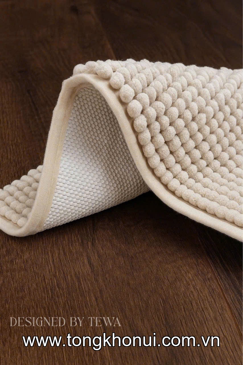 THẢM TRẢI SÀN NHUNG TUYẾT CHENILLE DÀI 120x45CM TEWA – MÃ 80028 ảnh 4