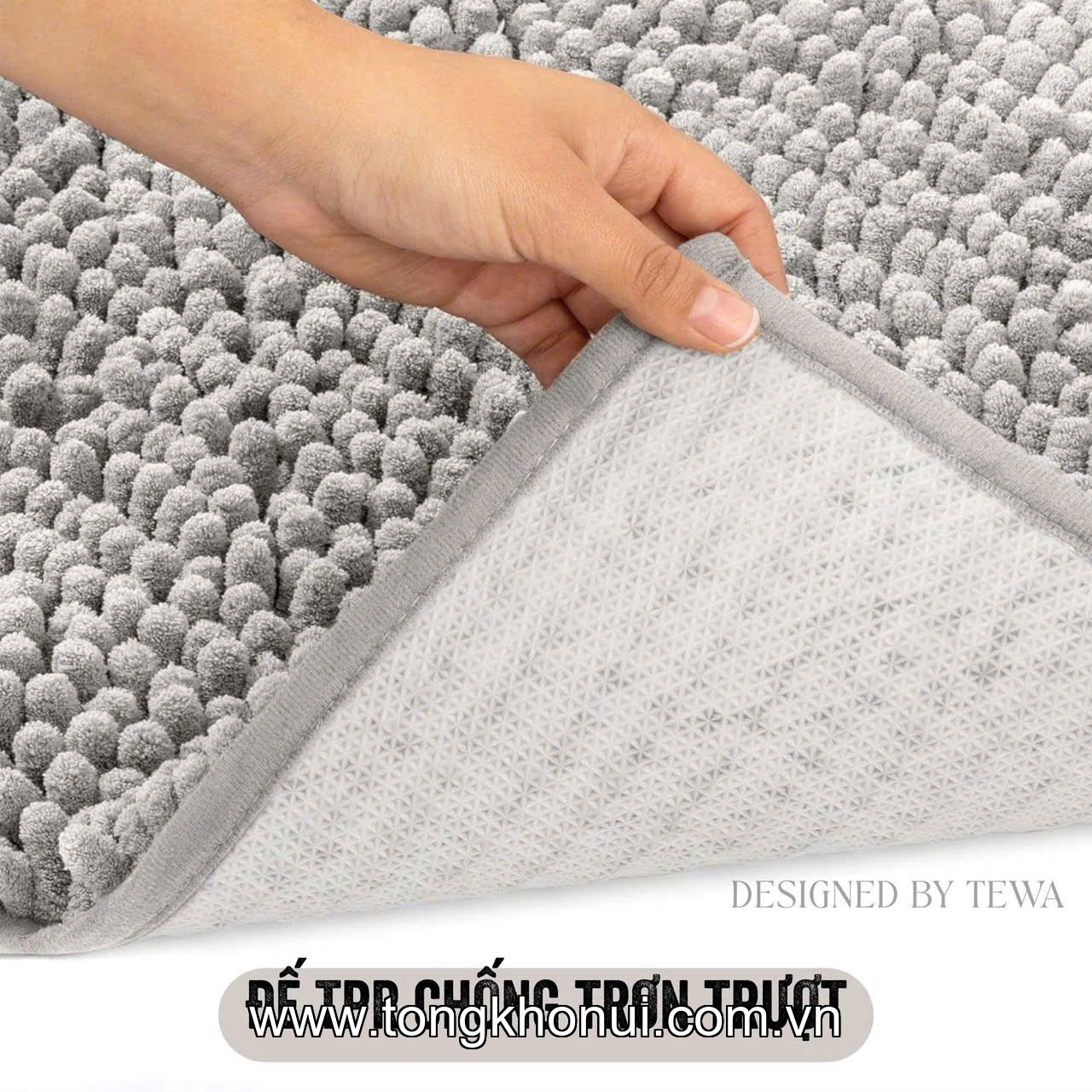 THẢM TRẢI SÀN NHUNG TUYẾT CHENILLE DÀI 120x45CM TEWA – MÃ 80028 ảnh 6