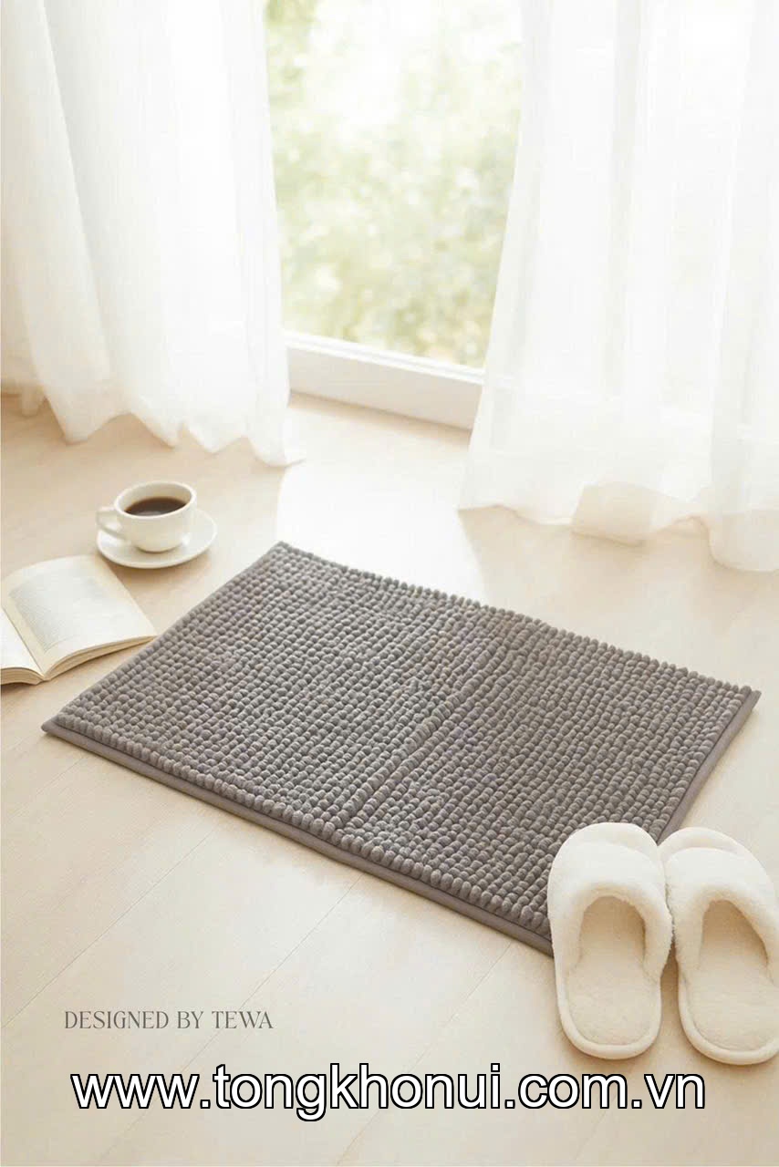 THẢM TRẢI SÀN NHUNG TUYẾT CHENILLE DÀI 120x45CM TEWA – MÃ 80028 ảnh 7