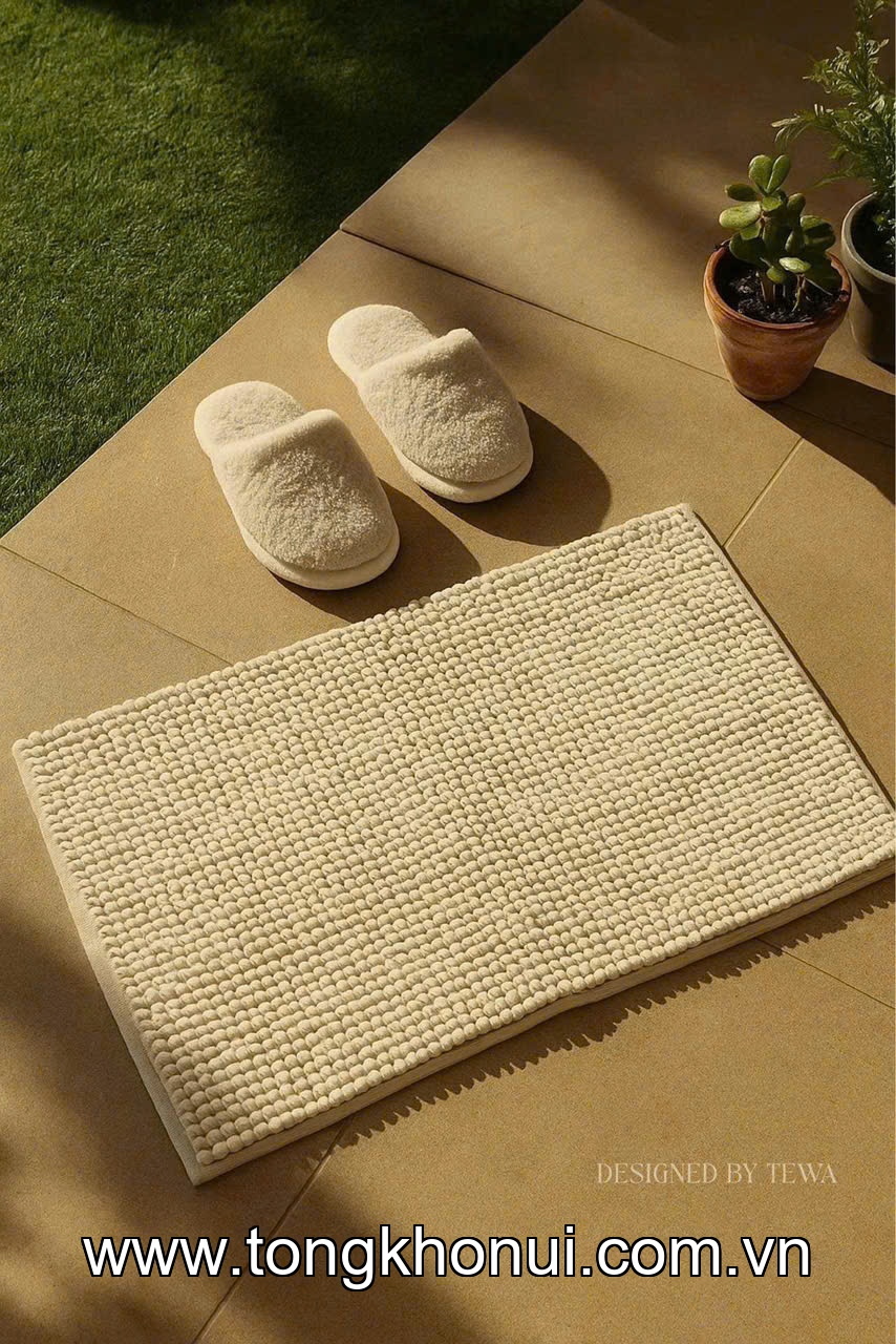 THẢM TRẢI SÀN NHUNG TUYẾT CHENILLE DÀI 120x45CM TEWA – MÃ 80028 ảnh 9