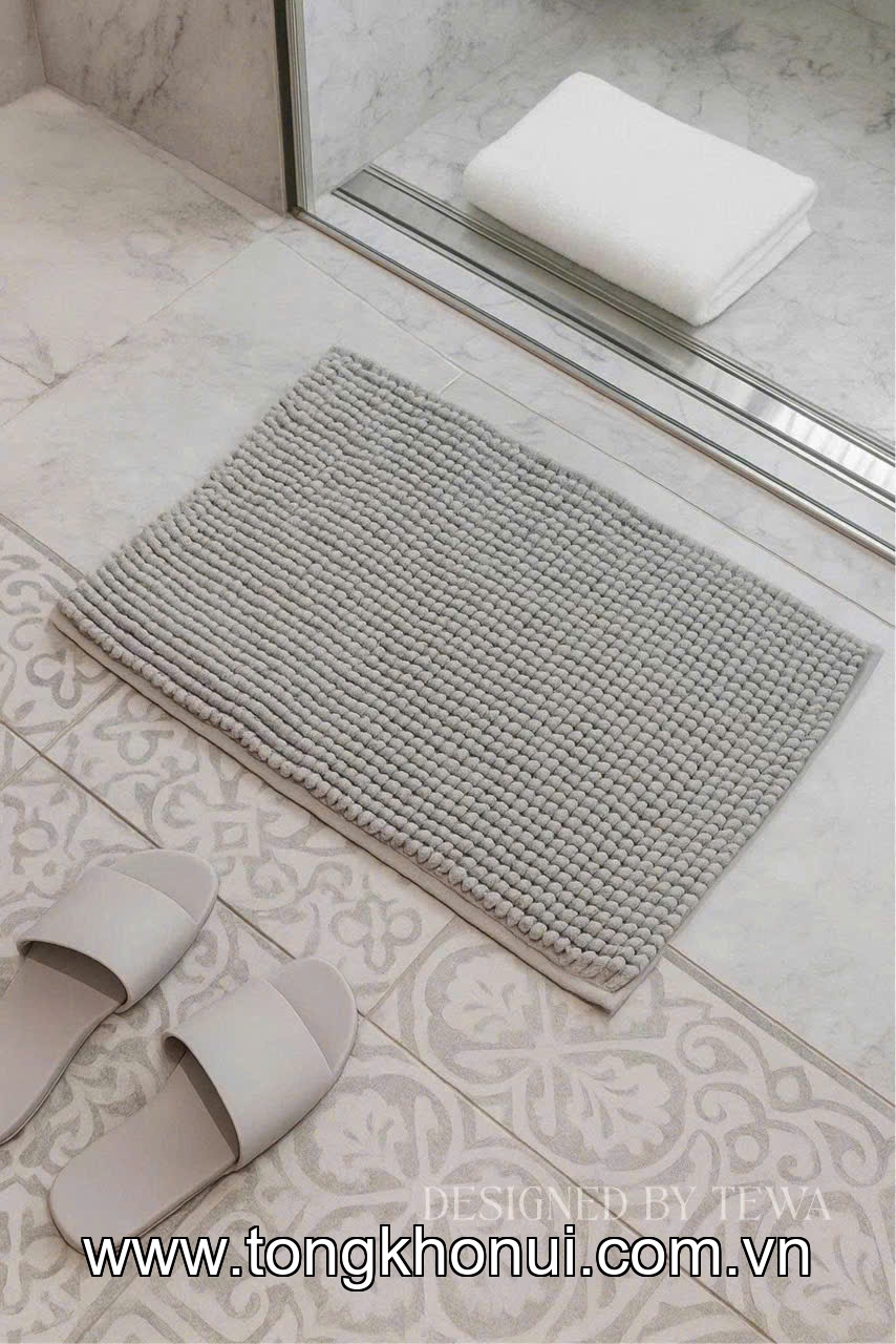 THẢM TRẢI SÀN NHUNG TUYẾT CHENILLE DÀI 120x45CM TEWA – MÃ 80028 ảnh 11