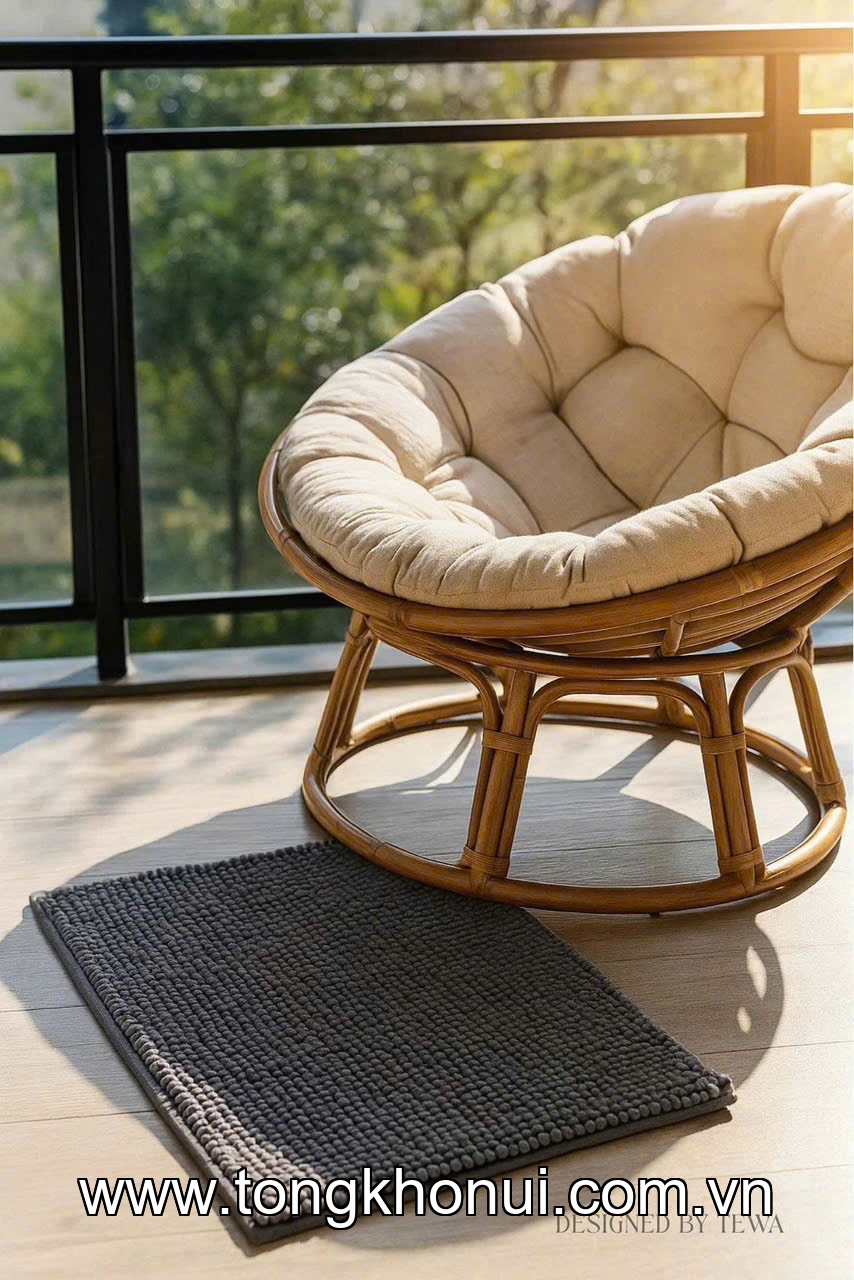 THẢM TRẢI SÀN NHUNG TUYẾT CHENILLE DÀI 120x45CM TEWA – MÃ 80028 ảnh 13