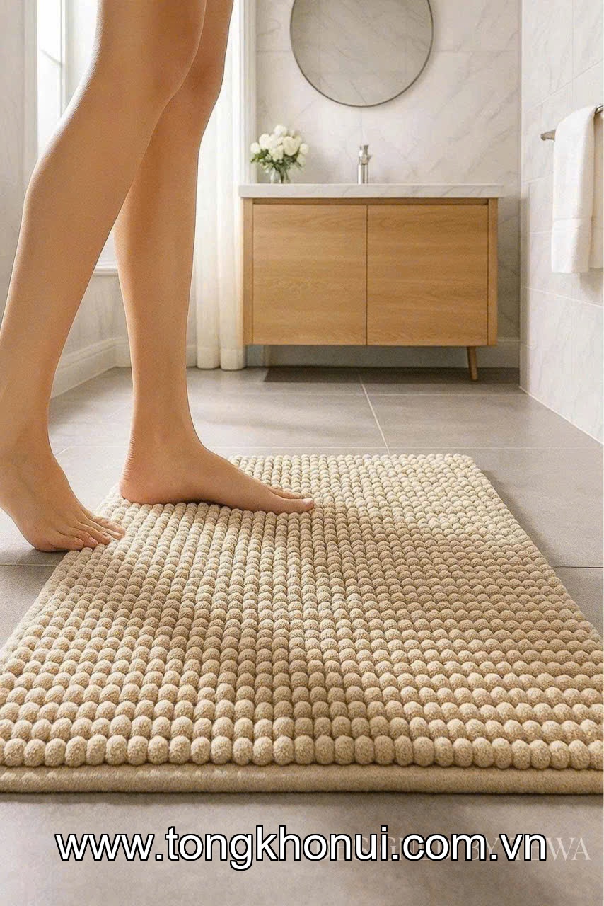 THẢM TRẢI SÀN NHUNG TUYẾT CHENILLE DÀI 120x45CM TEWA – MÃ 80028 ảnh 14