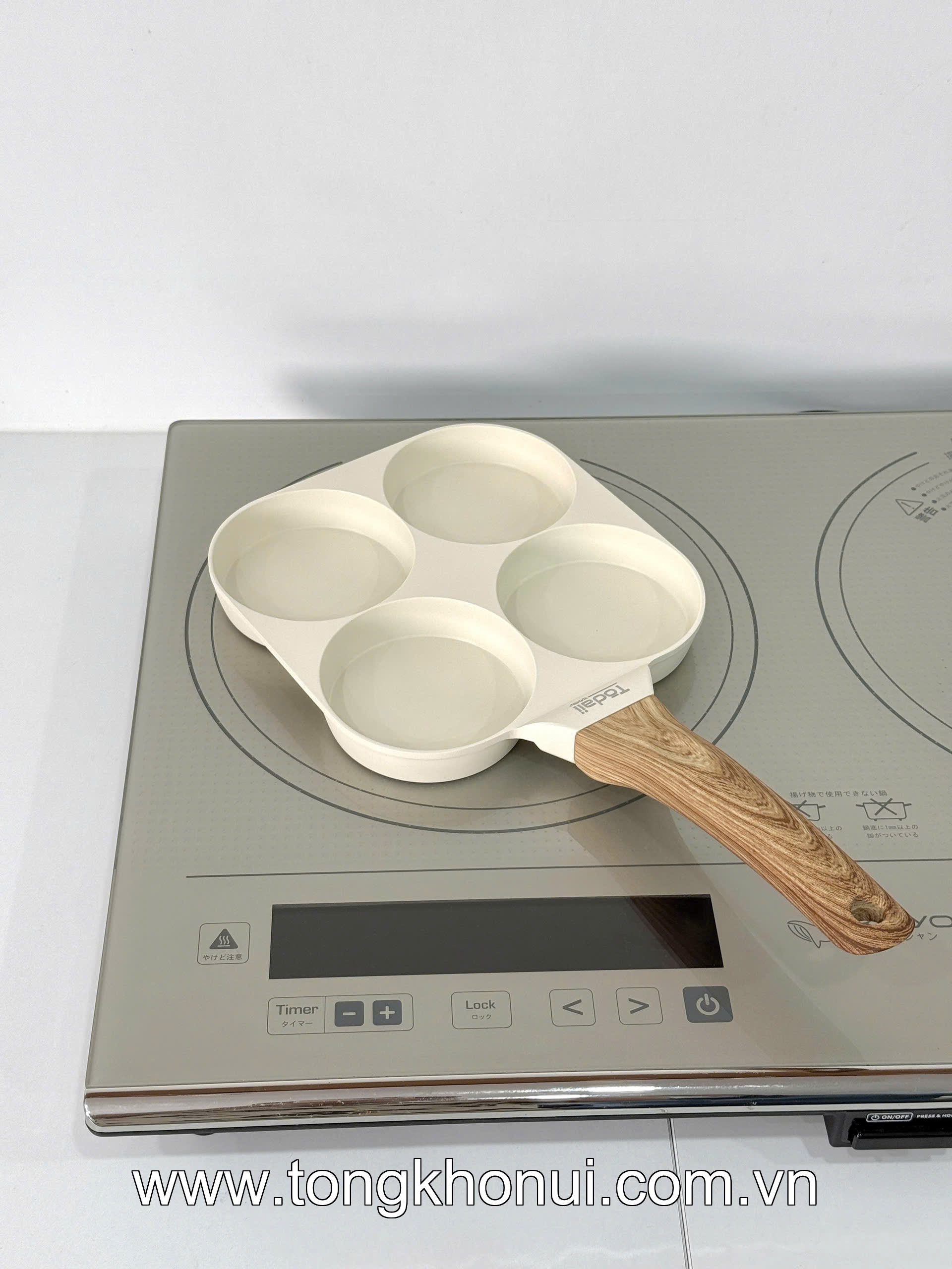 Chảo vuông nhôm đúc chia 4 ngăn chống dính Todaii . Mã TDI-4516100 ảnh 7