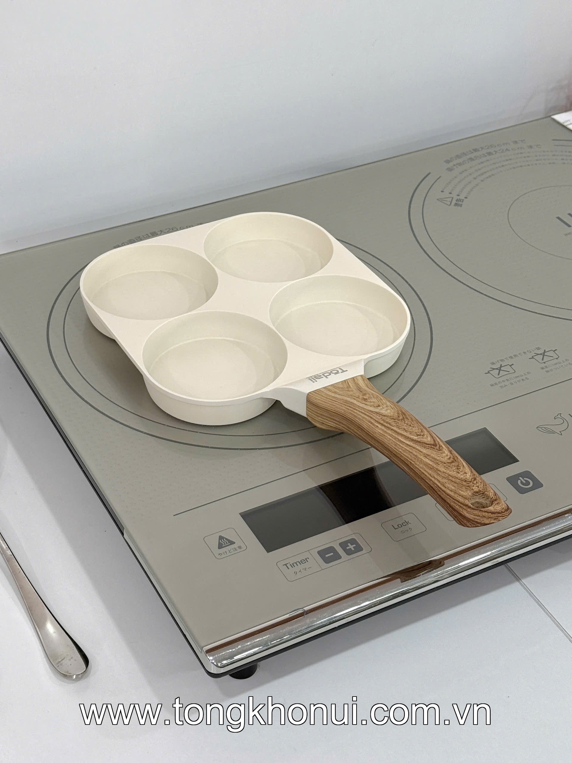Chảo vuông nhôm đúc chia 4 ngăn chống dính Todaii . Mã TDI-4516100 ảnh 8