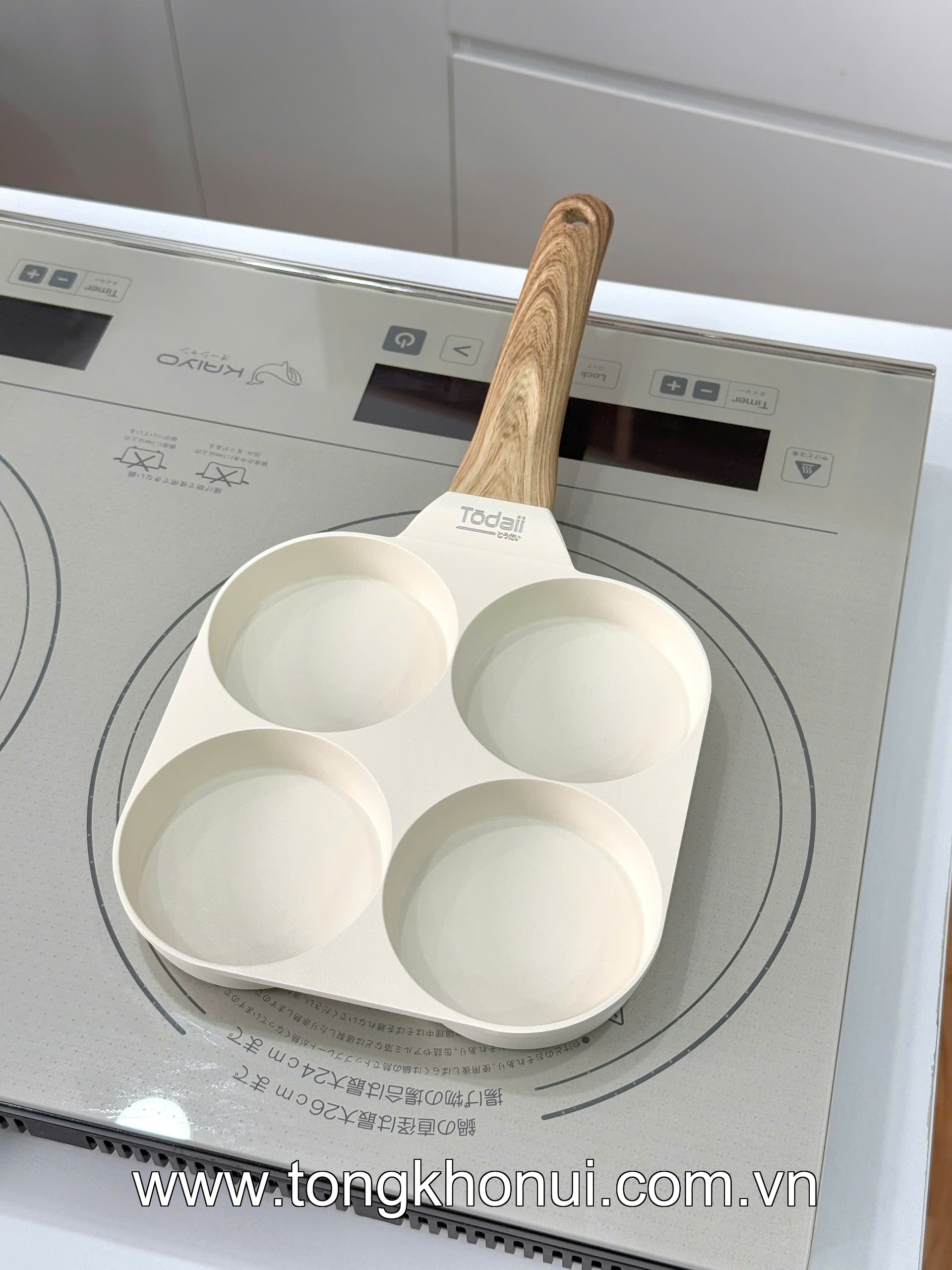 Chảo vuông nhôm đúc chia 4 ngăn chống dính Todaii . Mã TDI-4516100 ảnh 9