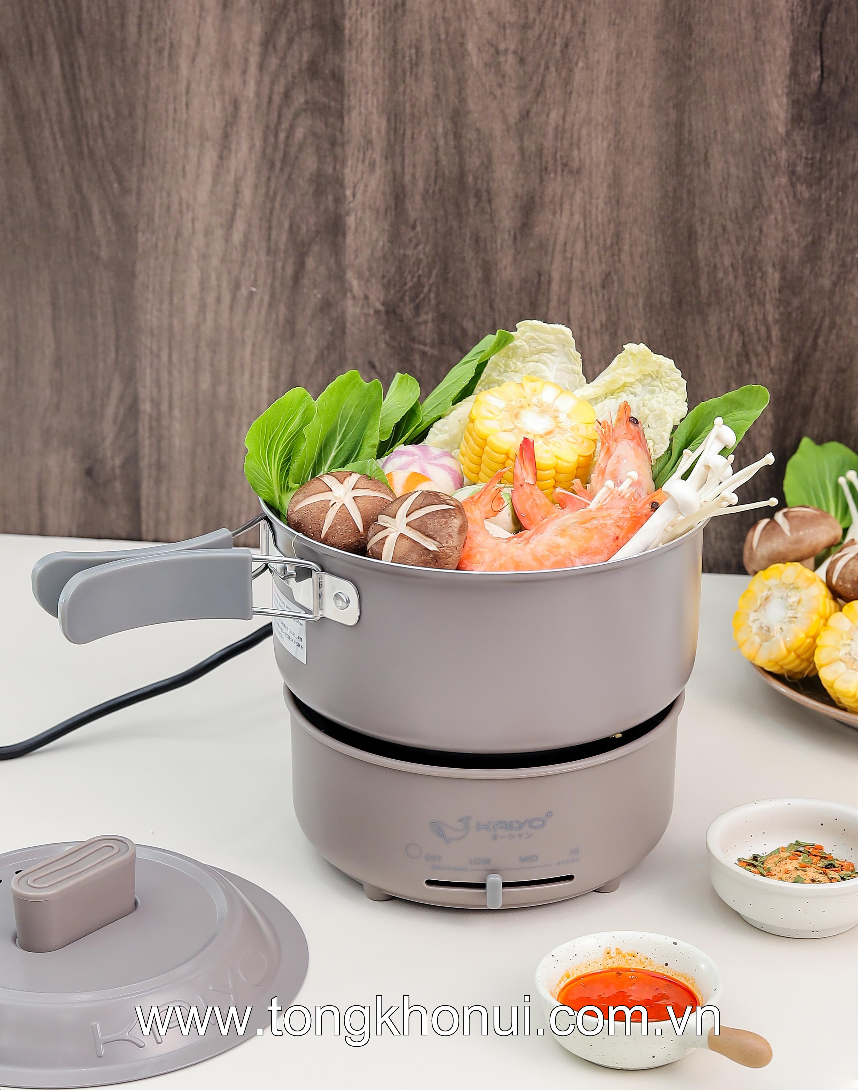 Nồi lẩu điện di động đa năng Kaiyo dung tích 2.0L Model KPP-065 ảnh 6