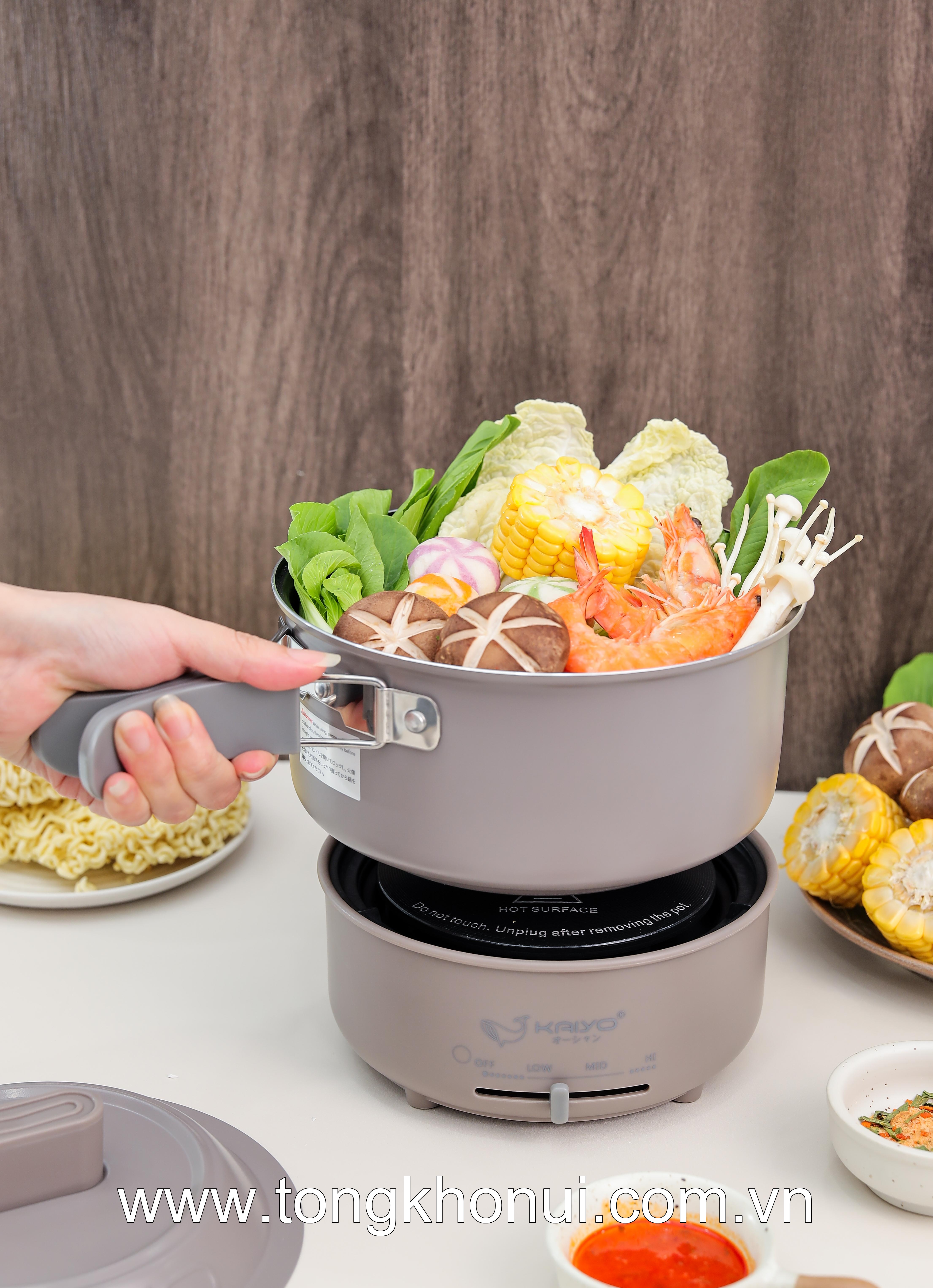 Nồi lẩu điện di động đa năng Kaiyo dung tích 2.0L Model KPP-065 ảnh 7
