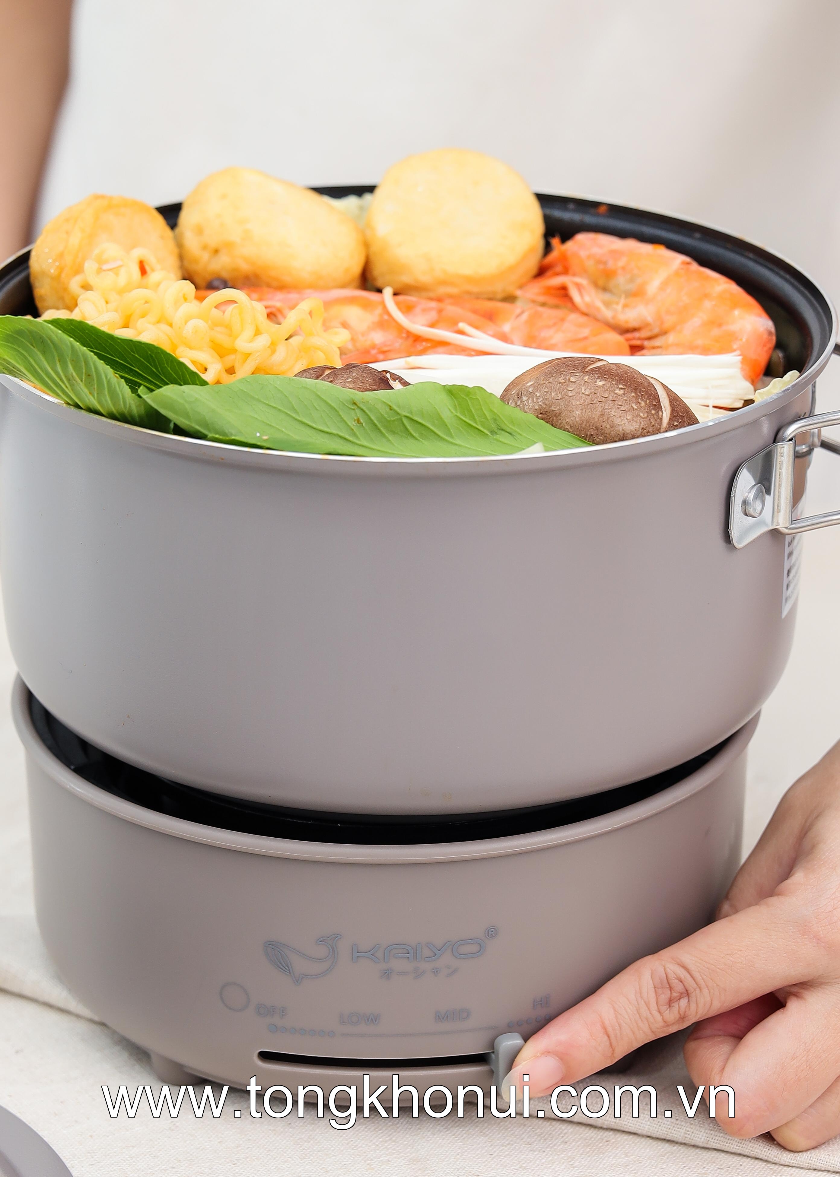 Nồi lẩu điện di động đa năng Kaiyo dung tích 2.0L Model KPP-065 ảnh 9