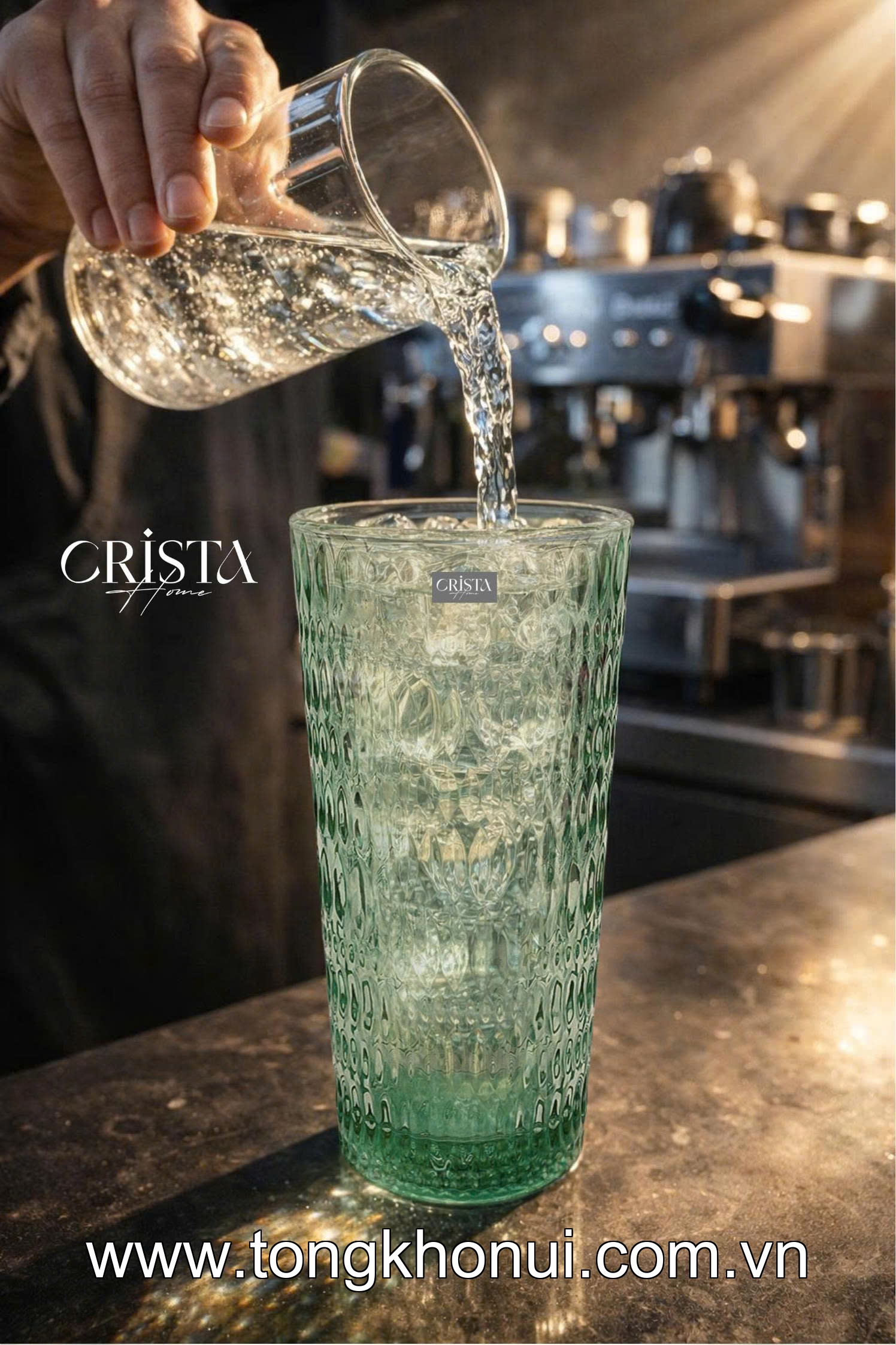 BỘ 2 CỐC THỦY TINH CAO KÈM ỐNG HÚT 500ML CRISTA HOME – CỐC UỐNG TRÀ SỮA, SINH TỐ (TẶNG 2 NẮP NHỰA) (MÃ 60243) ảnh 10