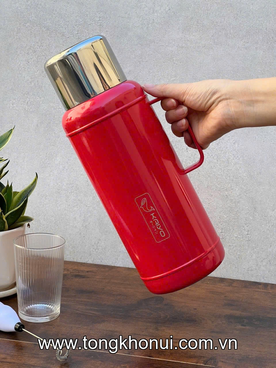 PHÍCH GIỮ NHIỆT CỠ ĐẠI INOX 304 KAIYO 2.2L – PHÍCH NƯỚC GIỮ NHIỆT 24H GIA ĐÌNH (MÃ KSV-3406, KSV-3390, KSV-3338) ảnh 6